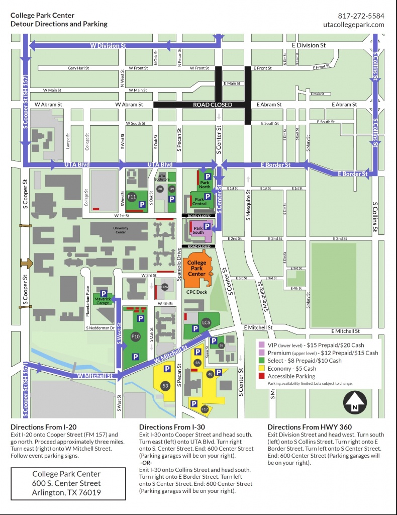 Casting Crowns Parking Map, Directions And Road Closures – College - Texas Map Directions