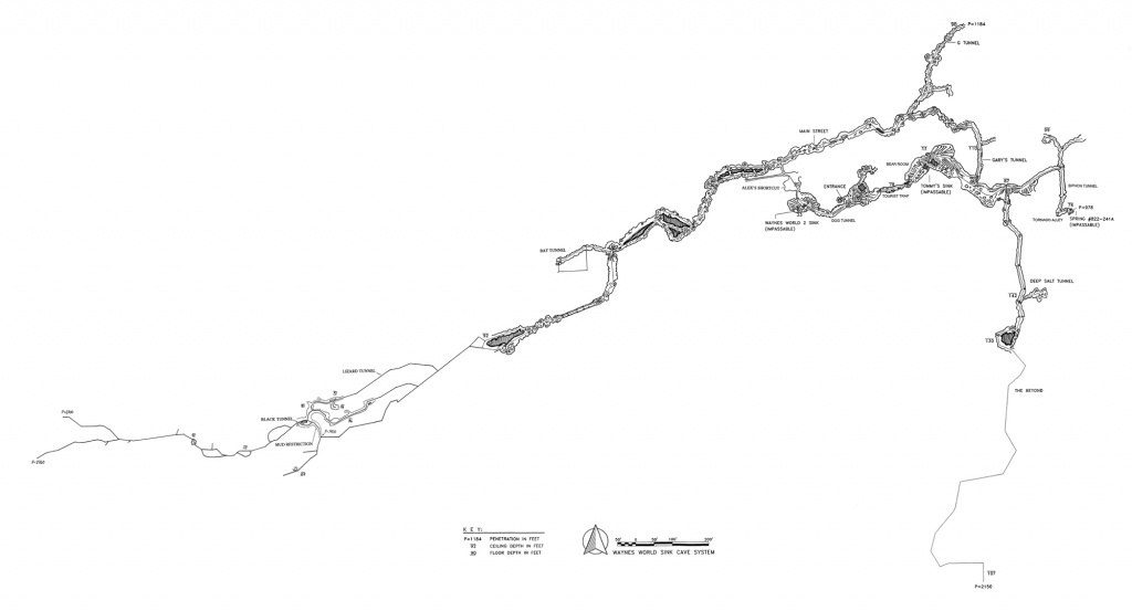 Cave System And Sinkhole Maps - Florida Cave Diving Map