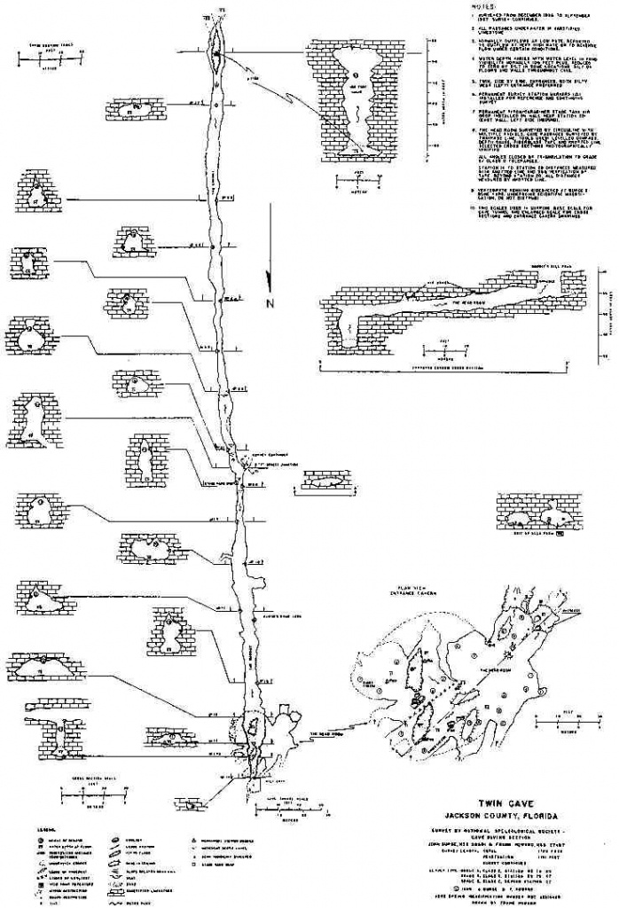 Caveatlas » Cave Diving » United States » Twin Caves - Florida Cave Diving Map