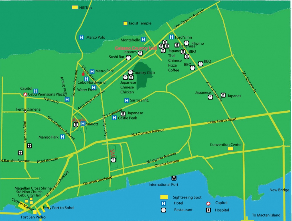 Cebu City Map | Quality Map - Cebu City Map Printable