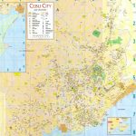Cebu City Tourist Map   Cebu City • Mappery   Cebu City Map Printable