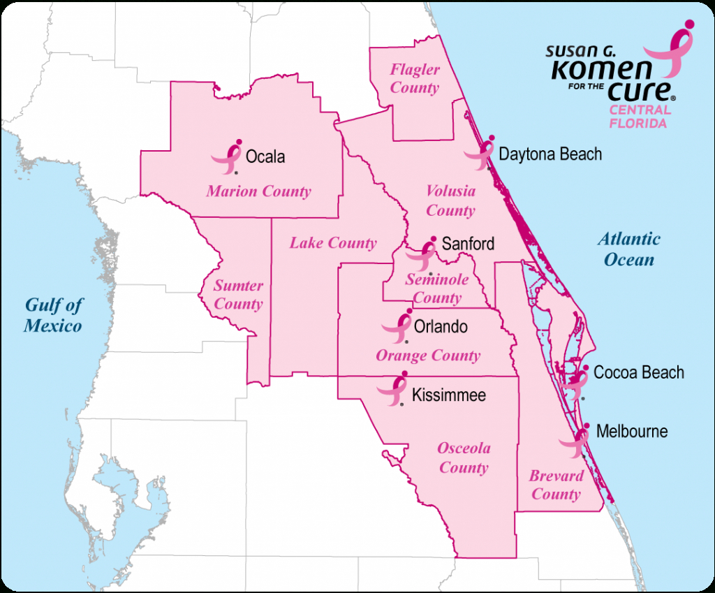 Central Florida County Map | Central Florida Affiliate Service Area - Central Florida County Map