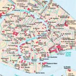 Central Venice Most Popular Historical Sights Venice Top Tourist   Printable Walking Map Of Venice Italy