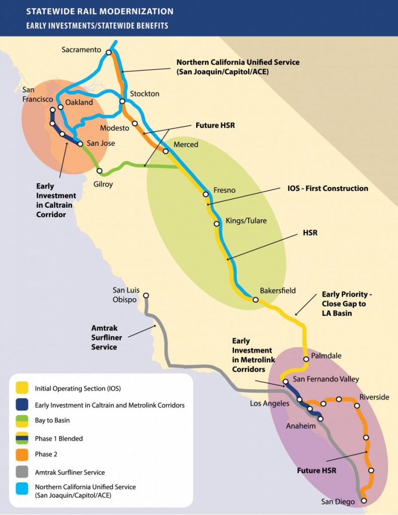 Chapter&amp;#039;s Stance On California&amp;#039;s High-Speed Rail Project | Sierra - California Bullet Train Map