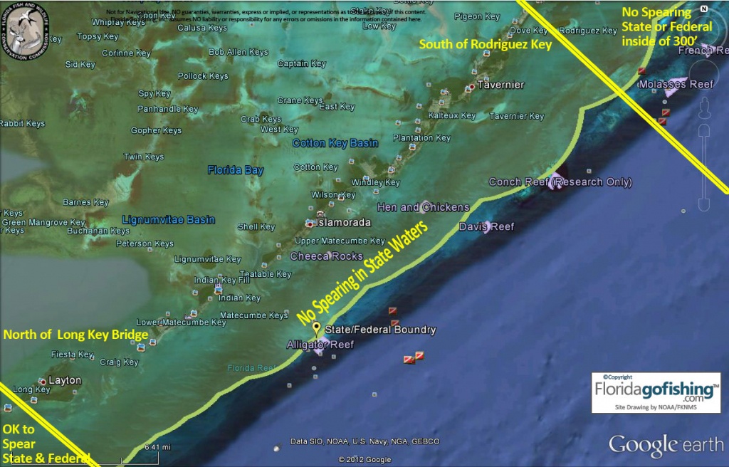Charts And Maps Florida Keys - Florida Go Fishing - Florida Keys Islands Map
