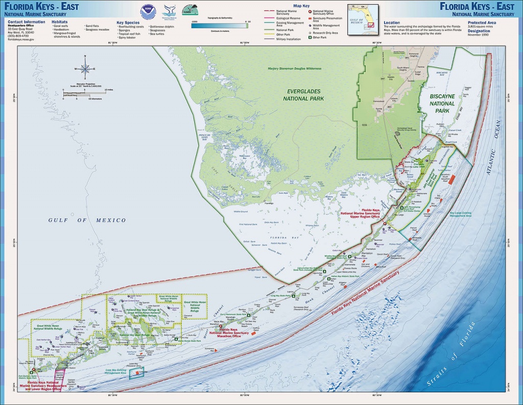 Charts And Maps Florida Keys - Florida Go Fishing - Map Of Lower Florida