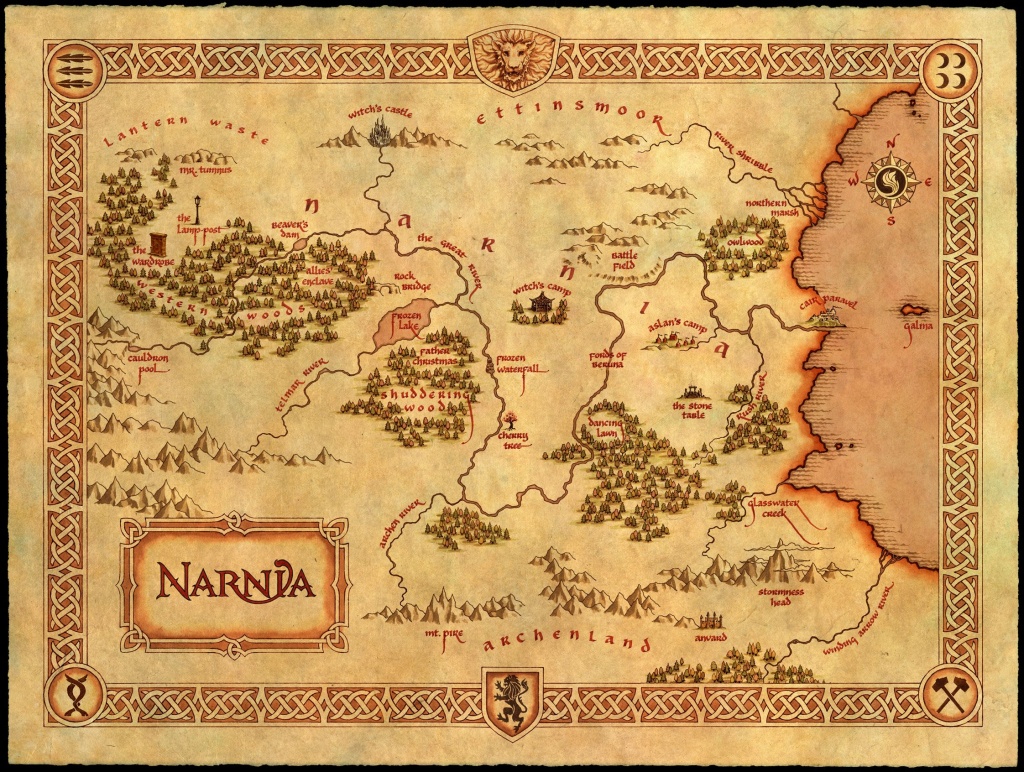 Checking Wardrobes For Narnia | Narnia!!! | Map Of Narnia - Printable Map Of Narnia