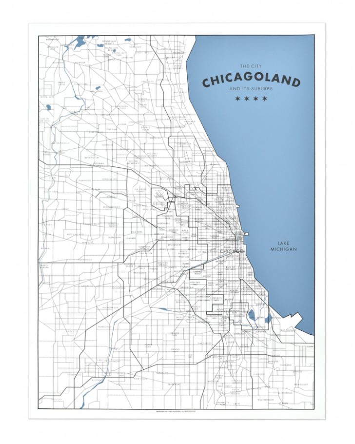 Printable Map Of Chicago Suburbs