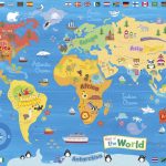 Children S Map Of The World 5   World Wide Maps   Children\'s Map Of The World Printable