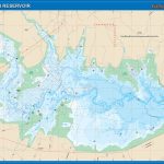 Choke Canyon Reservoir Fishing Map   Texas Lake Maps Fishing