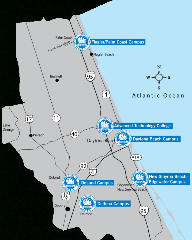 Choose Your Campus New Smyrna Beach Florida Map 