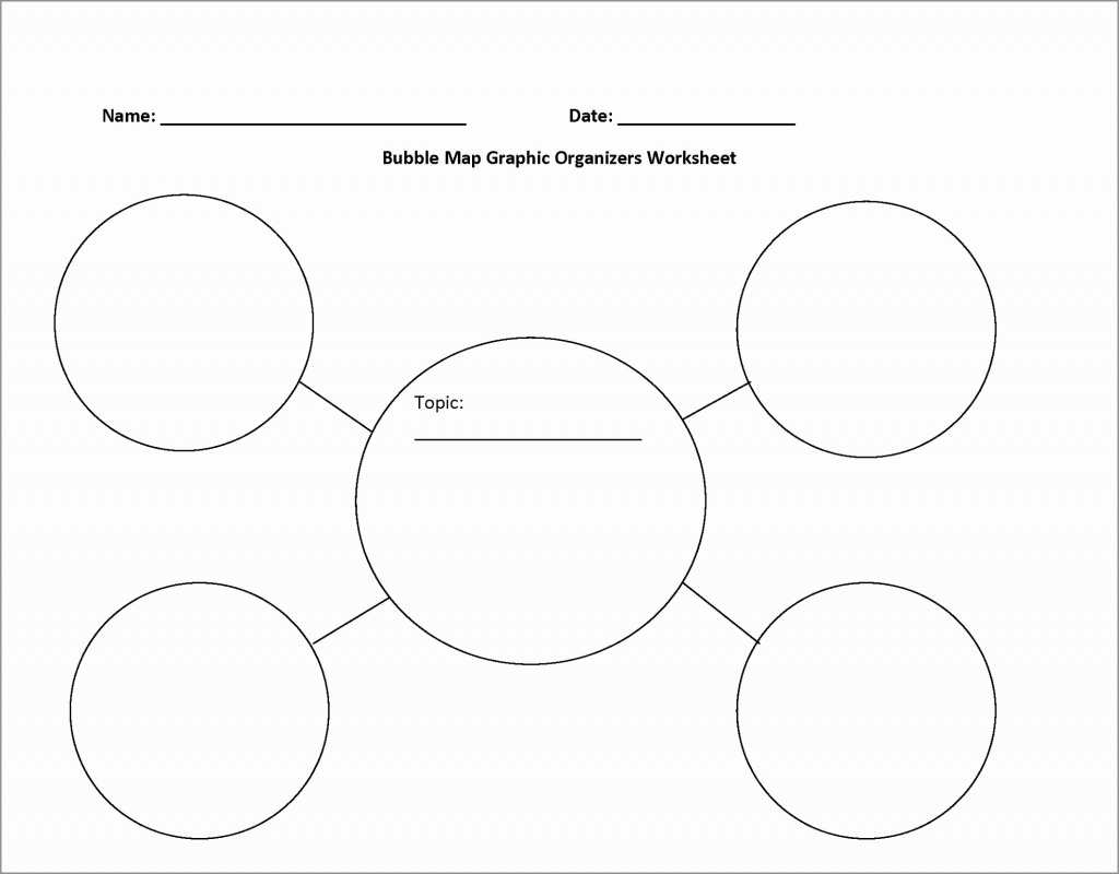 Circle Map Template | Ageorgio - Double Bubble Map Printable