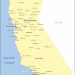 Cities In California, California Cities Map   San Francisco California Map
