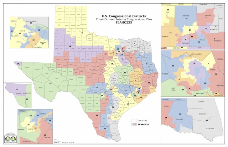 Texas Us Representative District Map