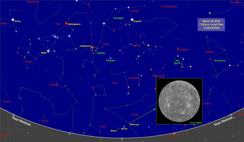 Click-And-Print Sky Map - Printable Sky Map