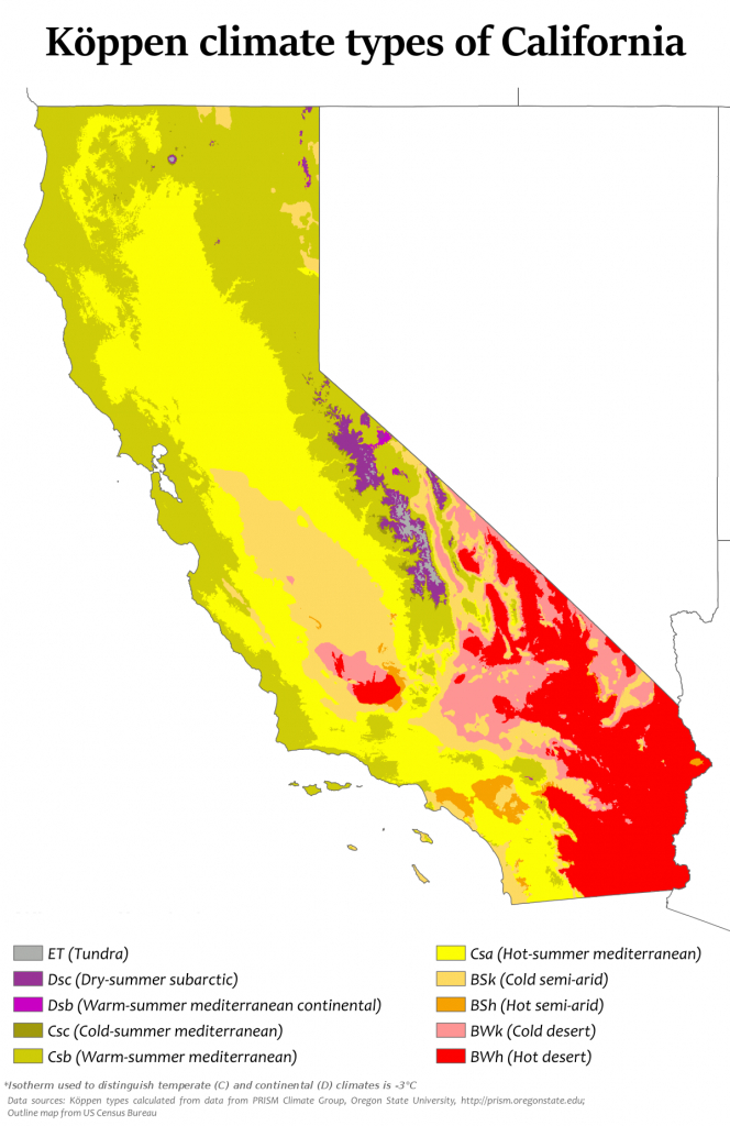 California Coast Weather Map Free Printable Maps   Climate Of California Wikipedia California Coast Weather Map 