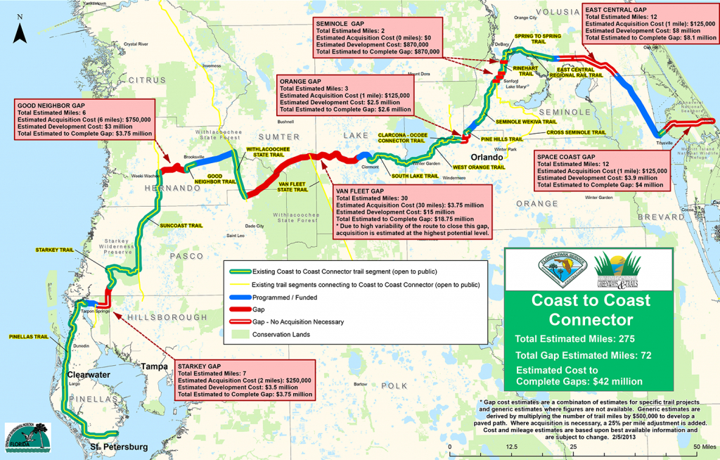 Coast To Coast Connector | | Commute Orlando - Central Florida Bike Trails Map