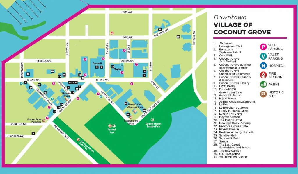 Coconut Grove Miami | » Maps - Coconut Grove Florida Map