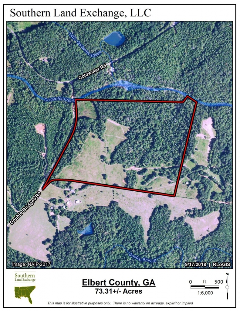 Coldwater Creek Farm : Land For Sale : Elberton : Elbert County - Coldwater Creek Florida Map