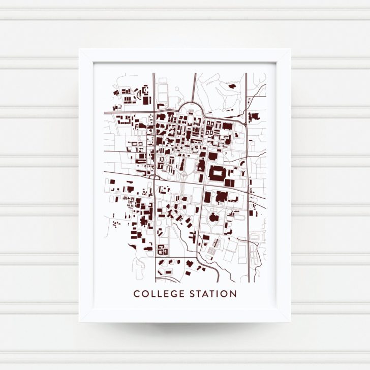 College Station Texas Map