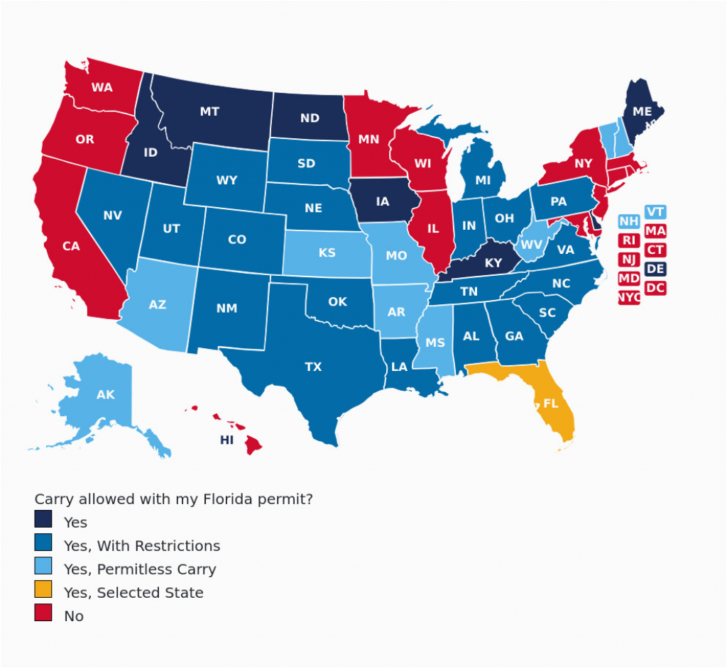 Colorado Concealed Carry Reciprocity Map Florida Concealed Carry Gun - California Ccw Reciprocity Map