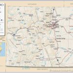 Colorado County Map With Towns Printable Map Of Us With Major Cities   Printable Map Of Colorado