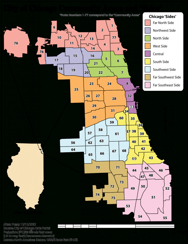 Chicago Zip Code Map Printable - Free Printable Maps
