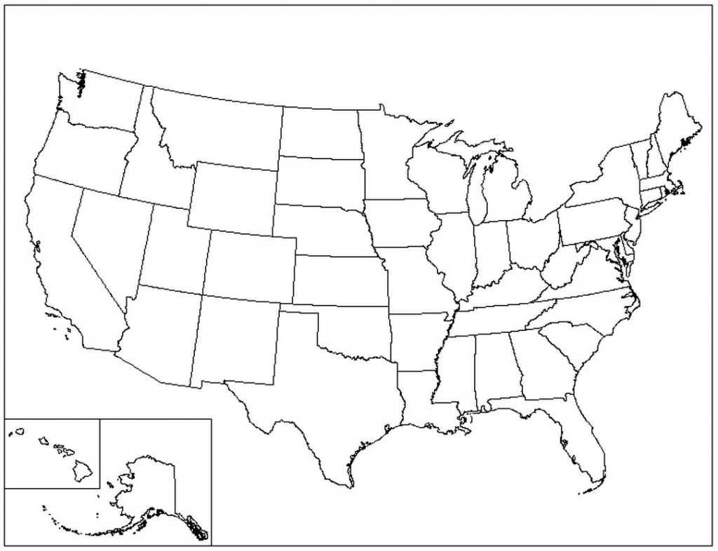 Comprehensible American Map States Quiz Us State Map Color In United - Blank Us Map Quiz Printable