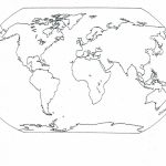 Continents Blank Map | Social | World Map Coloring Page, Blank World   World Map Oceans And Continents Printable