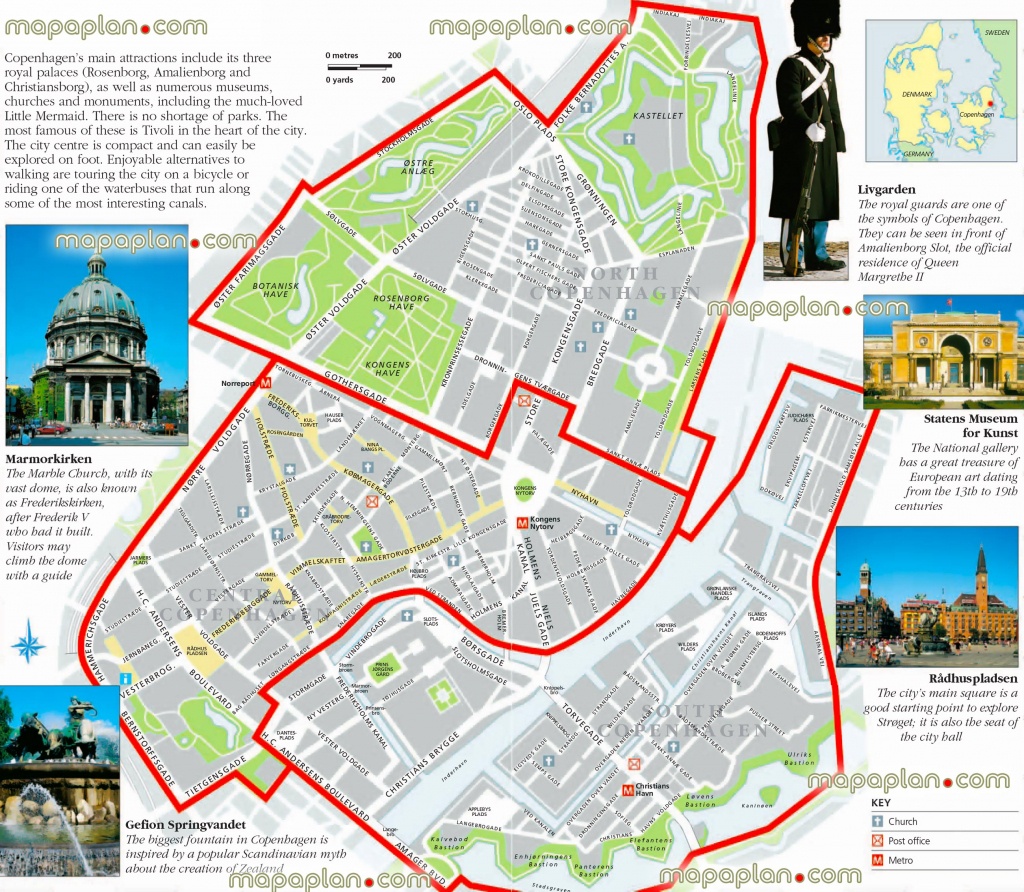 Copenhagen Maps - Top Tourist Attractions - Free, Printable City - Free Printable City Maps