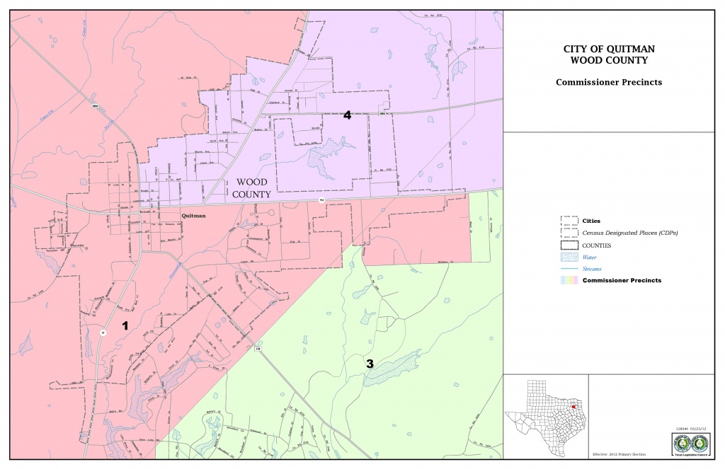 County Offices Commissioner&amp;#039;s Court Constables Precinct # 1 Precinct - Quitman Texas Map