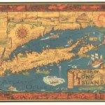 Courtland Smith's Map Of Long Island, New York 1933 / 1961   Printable Map Of Long Island