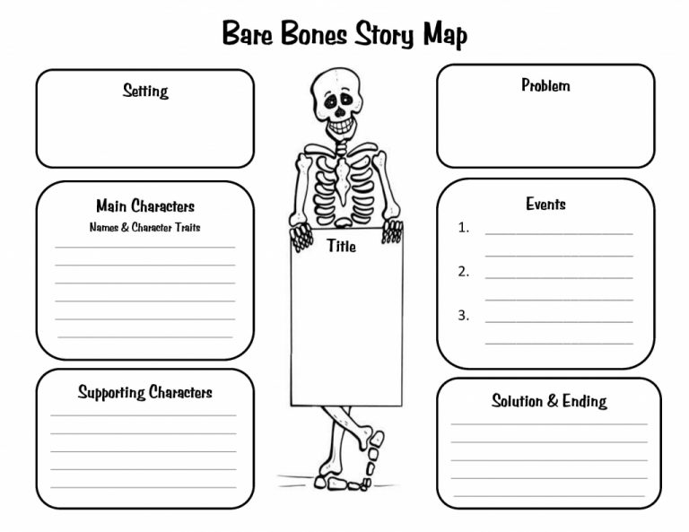 Crafty Symmetric Skeletons Scholastic Printable Story Map For First crafty-symmetric-skeletons-scholastic-printable-story-map-for-first