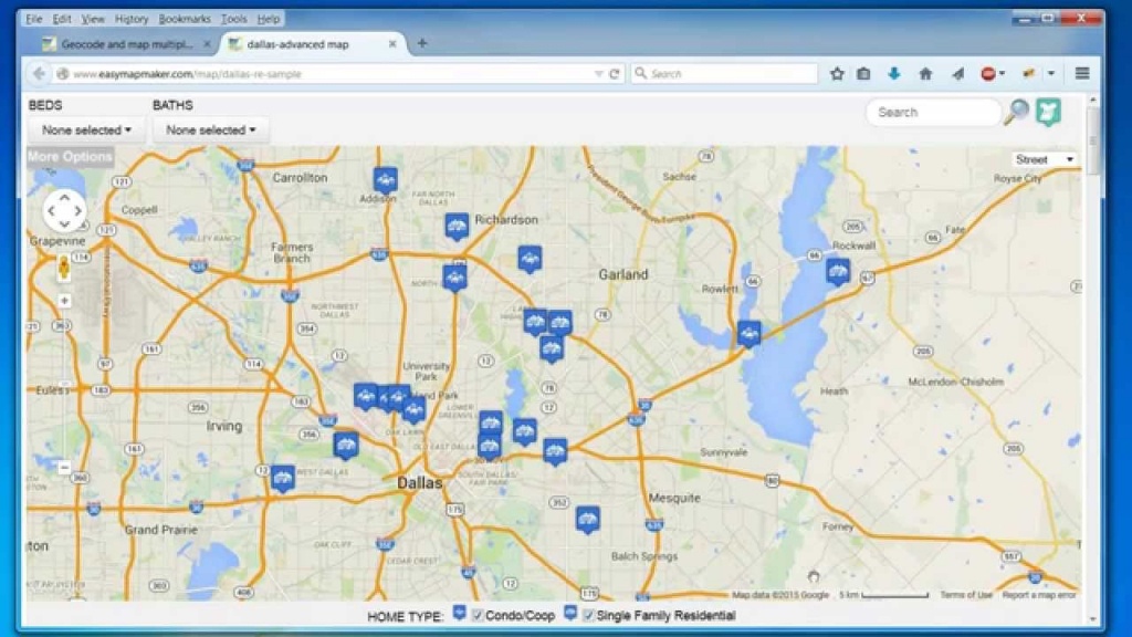 Create A Map: Easily Map Multiple Locations From Excel Data - Make A Printable Map