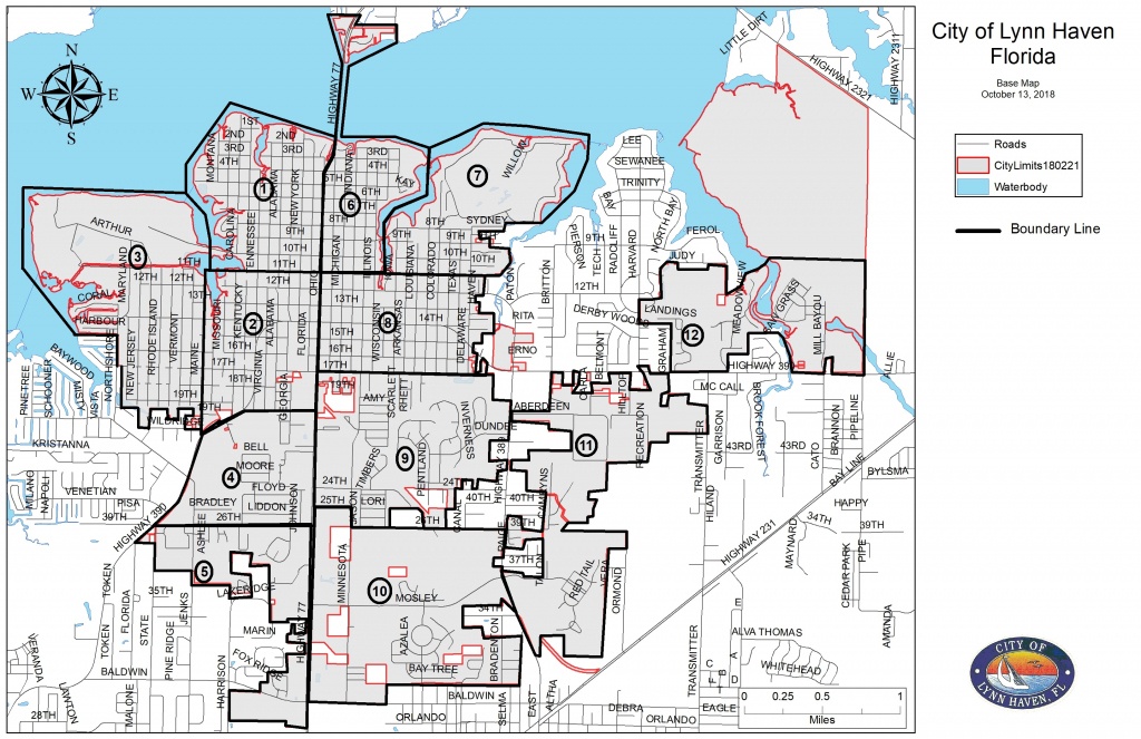 Curbside Debris Placement Deadline - February 17Th 2019 | Lynn Haven - Lynn Haven Florida Map