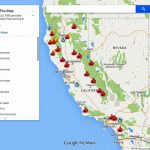 Current California Wildfire Map – Town Seek Pertaining To Map Of   Fires In Southern California Today Map