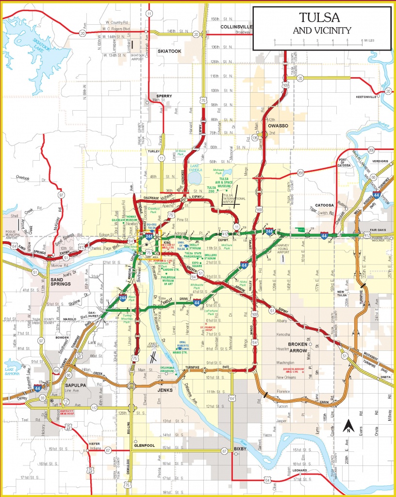 Current Oklahoma State Highway Map - Oklahoma State Map Printable