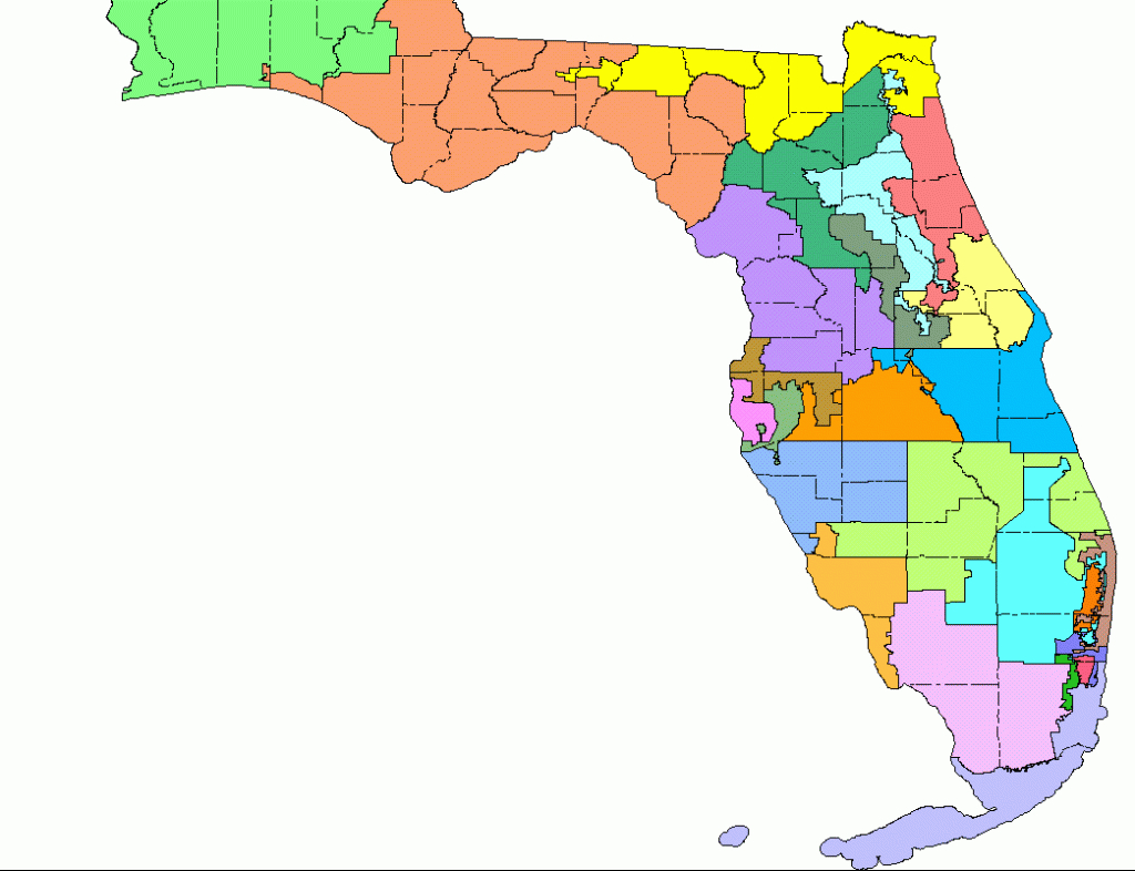 Current Redistricting - District Maps - Florida Us House District Map