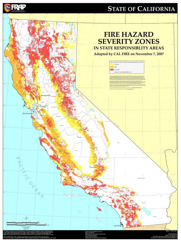 map of fire in california