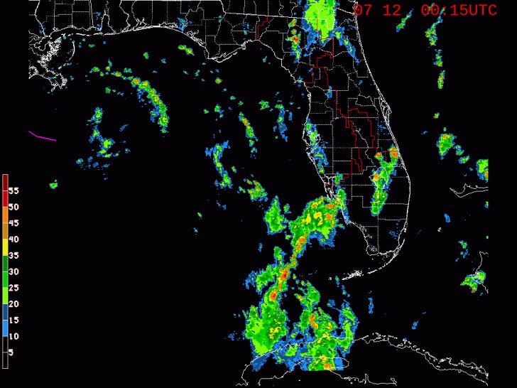 Current Weather Conditions Florida Radar Loop South Florida Water