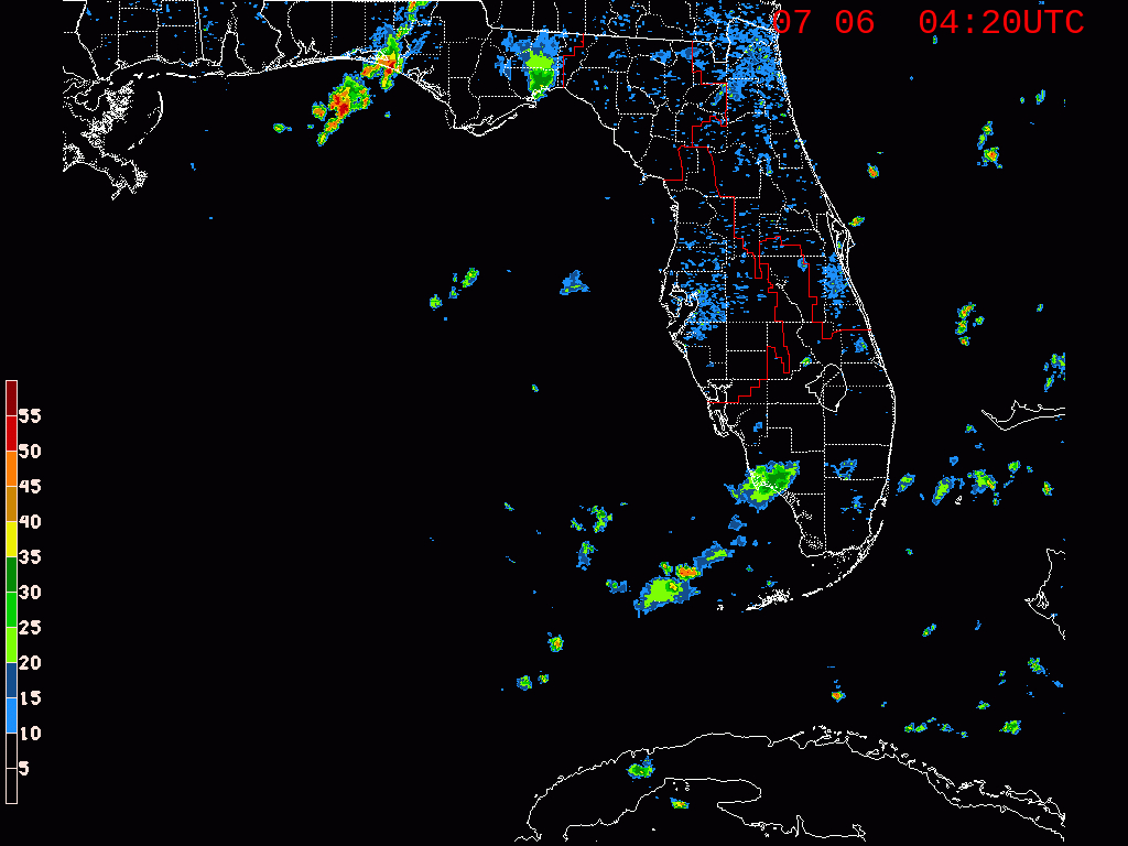 Current Weather Conditions: Florida Radar Loop | South Florida Water - South Florida Weather Map