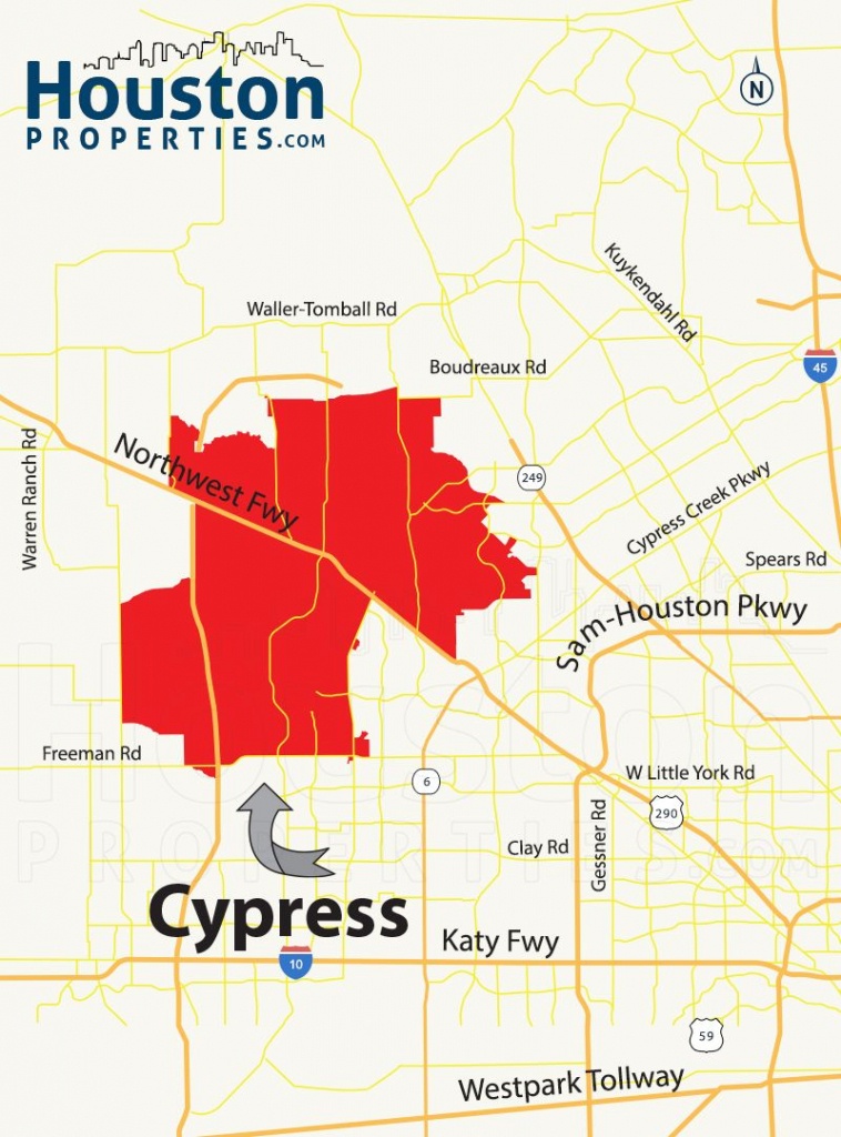 Cypress Tx Map | Great Maps Of Houston | Houston Neighborhoods, Real - Map Of Northwest Houston Texas