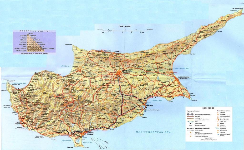 Cyprus Maps | Printable Maps Of Cyprus For Download - Printable Map Of Cyprus