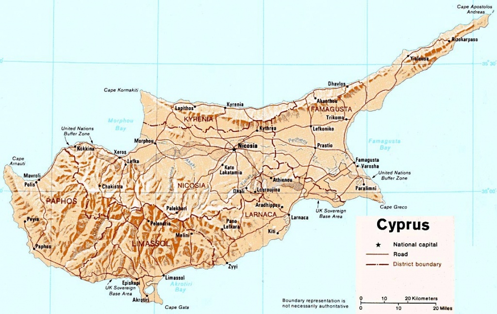 Cyprus Maps | Printable Maps Of Cyprus For Download - Printable Map Of Cyprus