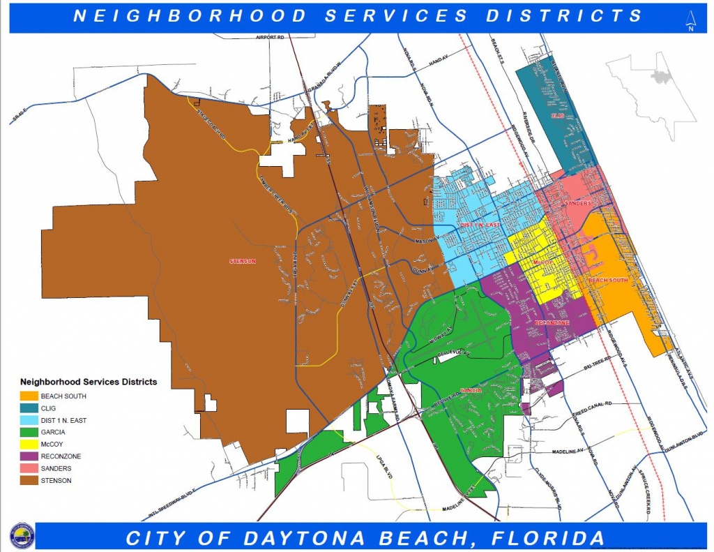 Daytona Beach, Fl - Official Website - Geographic Information - Florida Property Tax Map