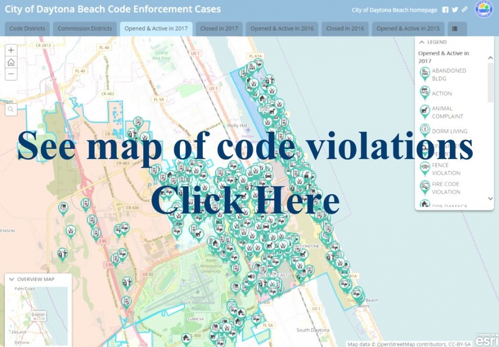 Daytona Beach, Fl - Official Website - Map Of Daytona Beach Florida