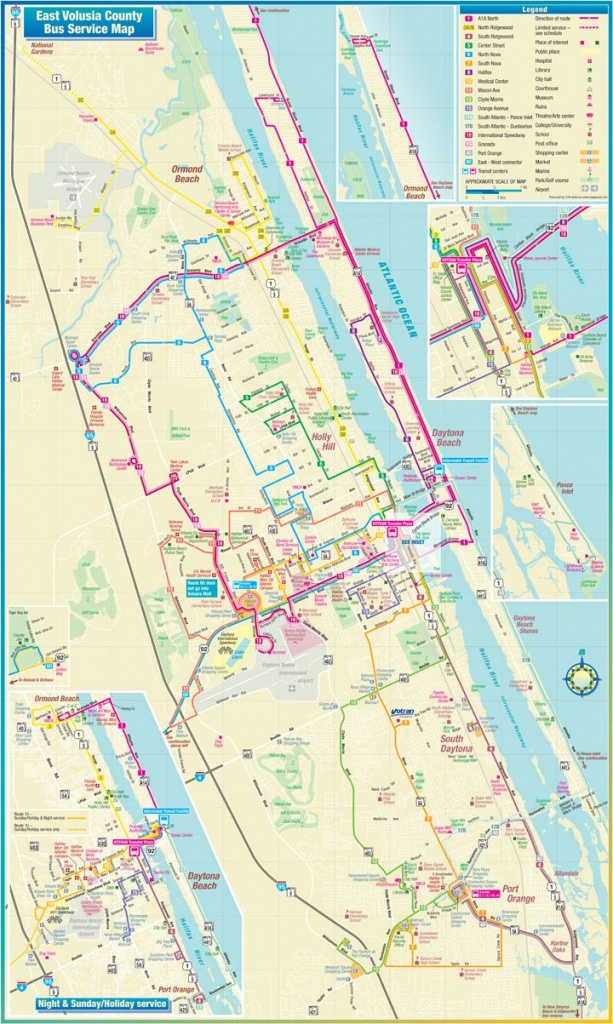 Daytona Beach Route Map | Travel | Daytona Beach Florida, Daytona - Map Of Daytona Beach Florida Area