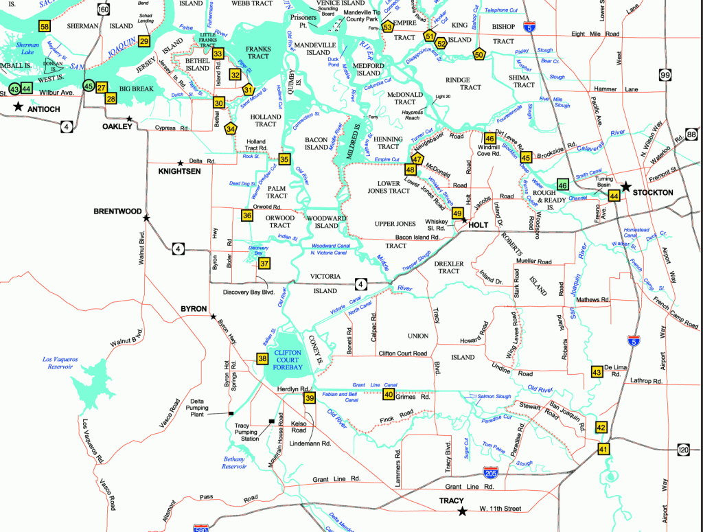 Delta Maps – Deltacalifornia - California Delta Map