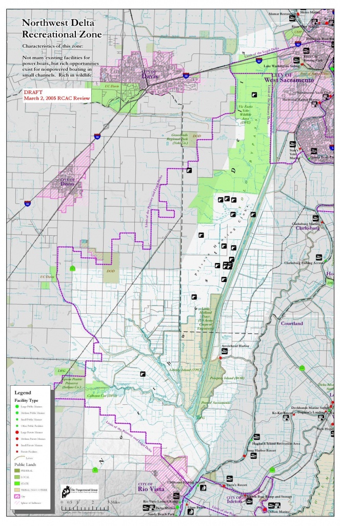 Delta Recreation Maps - Map Of California Delta Waterways