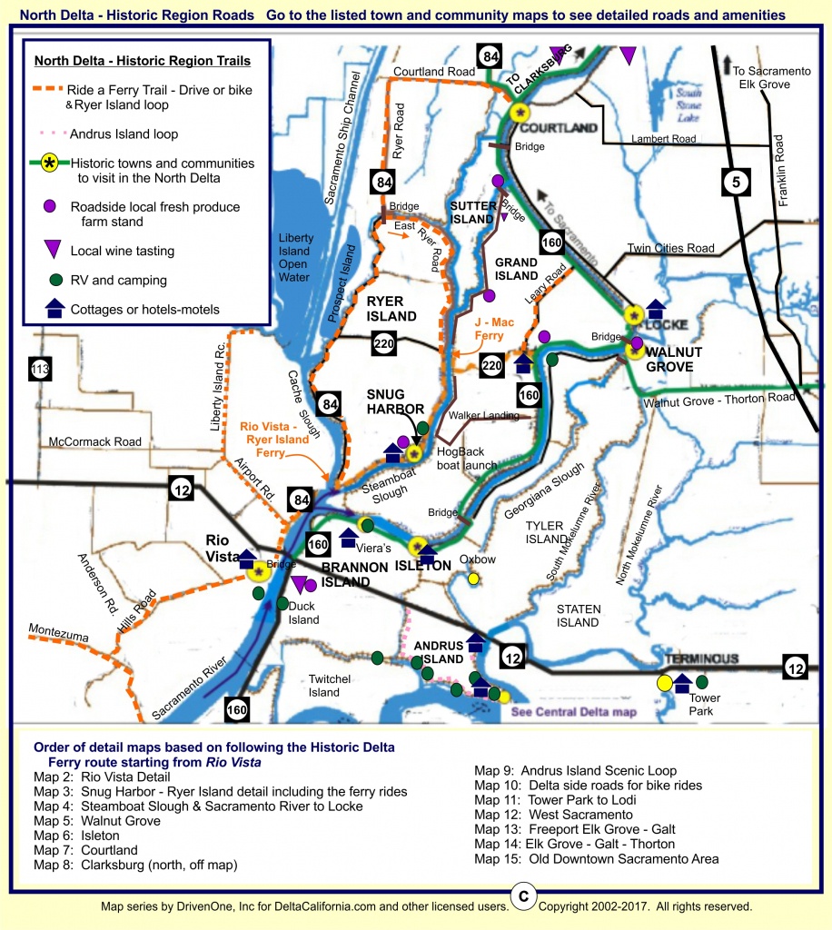 Deltacalifornia – Welcome To The Delta In Northern California - California Waterways Map